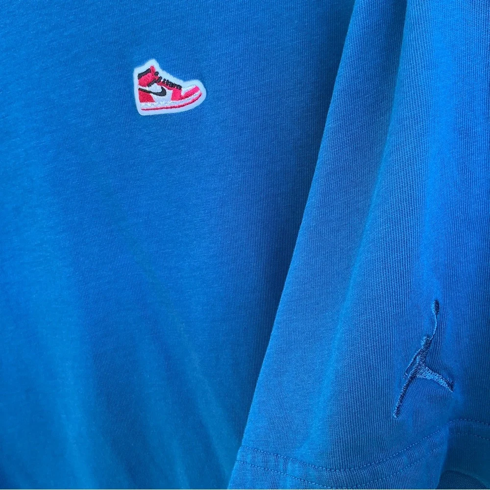 Jordan Royal Blue Short Sleeve Tee - Picture 4 of 5